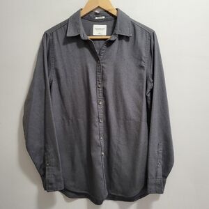 Abercrombie & Fitch Soft A&F Boyfriend Button Up Shirt With Pockets Medium
